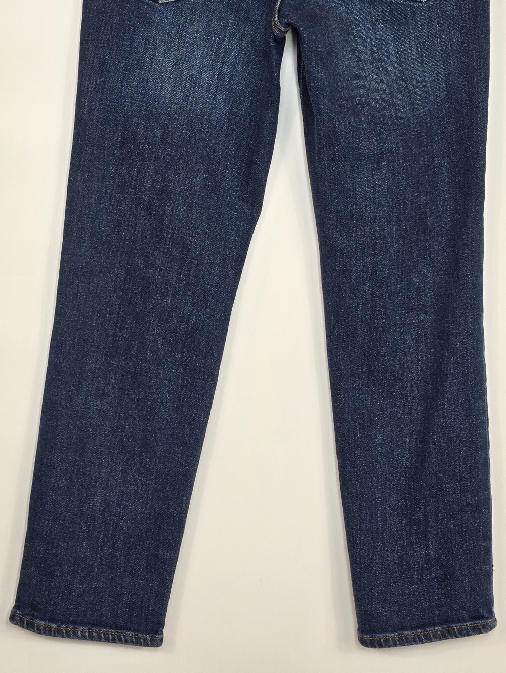 Good American Good Classic High Rise Slim Straight Jean Cropped Dark Wash 27 4 - Picture 8 of 15